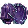 imageWilson Fall 2025 A2K Baseball GlovesPurpleFlamingoSeafoam