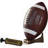 imageWilson NCAA Supreme Composite Leather Football wPump ampamp Tee  Junior Size BrownOne Size
