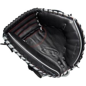 imageWILSON 2023 A500 Youth Baseball GloveGreyBlackRed