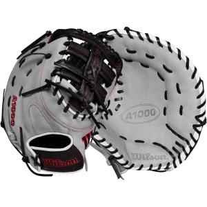 imageWILSON 2024 A1000 1620 125 Baseball First Base Mitt  SilverBlackRedLeft Hand Throw