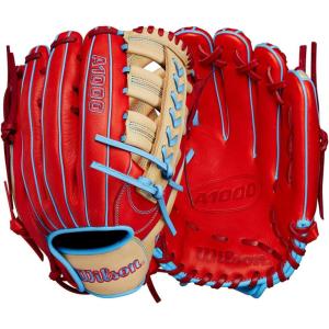 imageWILSON 2024 A1000 Outfield Baseball Gloves  1225quot and 125quotRedBlondeBlue