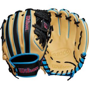 imageWILSON Fall 2024 A1000 Infield Baseball GlovesBlondeBlackCool Blue