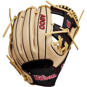 imageWilson 2024 A900 PF1125 Pedroia Fit 1125 Infield Baseball GloveBlondeBlackRed