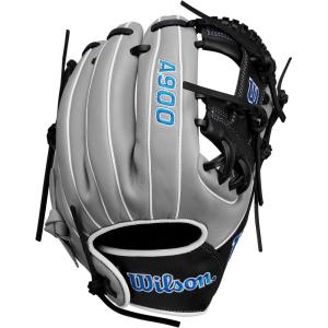 imageWilson 2024 A900 PF1125 Pedroia Fit 1125 Infield Baseball GloveGreyBlackRoyal