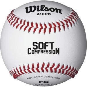 imageWilson A1228 Soft Compression Baseballs 1 DozenA1228