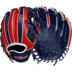 imageWilson Fall 2024 A2K Baseball GlovesNavyRed