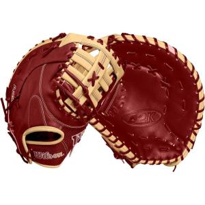 imageWilson Fall 2024 A2K Baseball GlovesRedBlonde