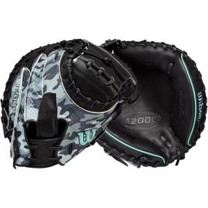 imageWilson Fall 2025 A2000 Baseball GlovesCamoBlackSeafoam