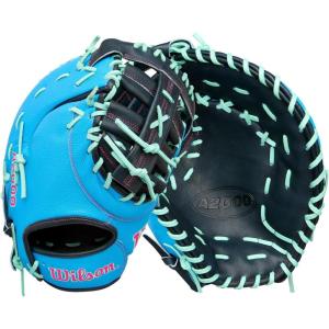 imageWilson Fall 2025 A2000 Baseball GlovesSky BlueNavySeafoam
