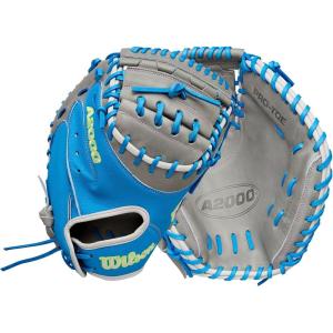 imageWilson Fall 2025 A2000 Fastpitch GlovesSky BlueGreyLavender