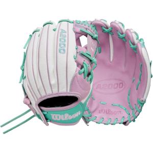 imageWilson Fall 2025 A2000 Fastpitch GlovesWhiteSeafoamLavender