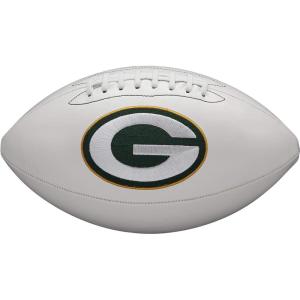 imageWilson NFL Live Team Autograph FootballGreen Bay Packers