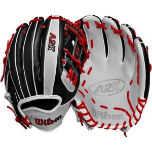 imageWilson Spring 2025 A2K Baseball GlovesSilverBlackRed