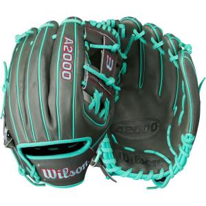 imageWilson Summer 2025 A2000 Baseball GlovesCharcoalSeafoamRed