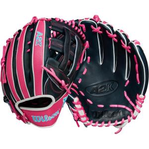 imageWilson Summer 2025 A2K Baseball GlovesNavyFlamingo