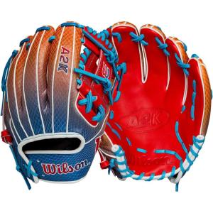 imageWilson Summer 2025 A2K Baseball GlovesRedNavy