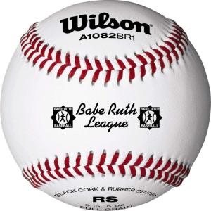 imageWilson Youth League and Tournament Baseballs One DozenBabe Ruth