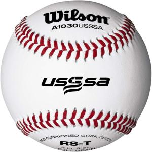 imageWilson Youth League and Tournament Baseballs One DozenUSSSA