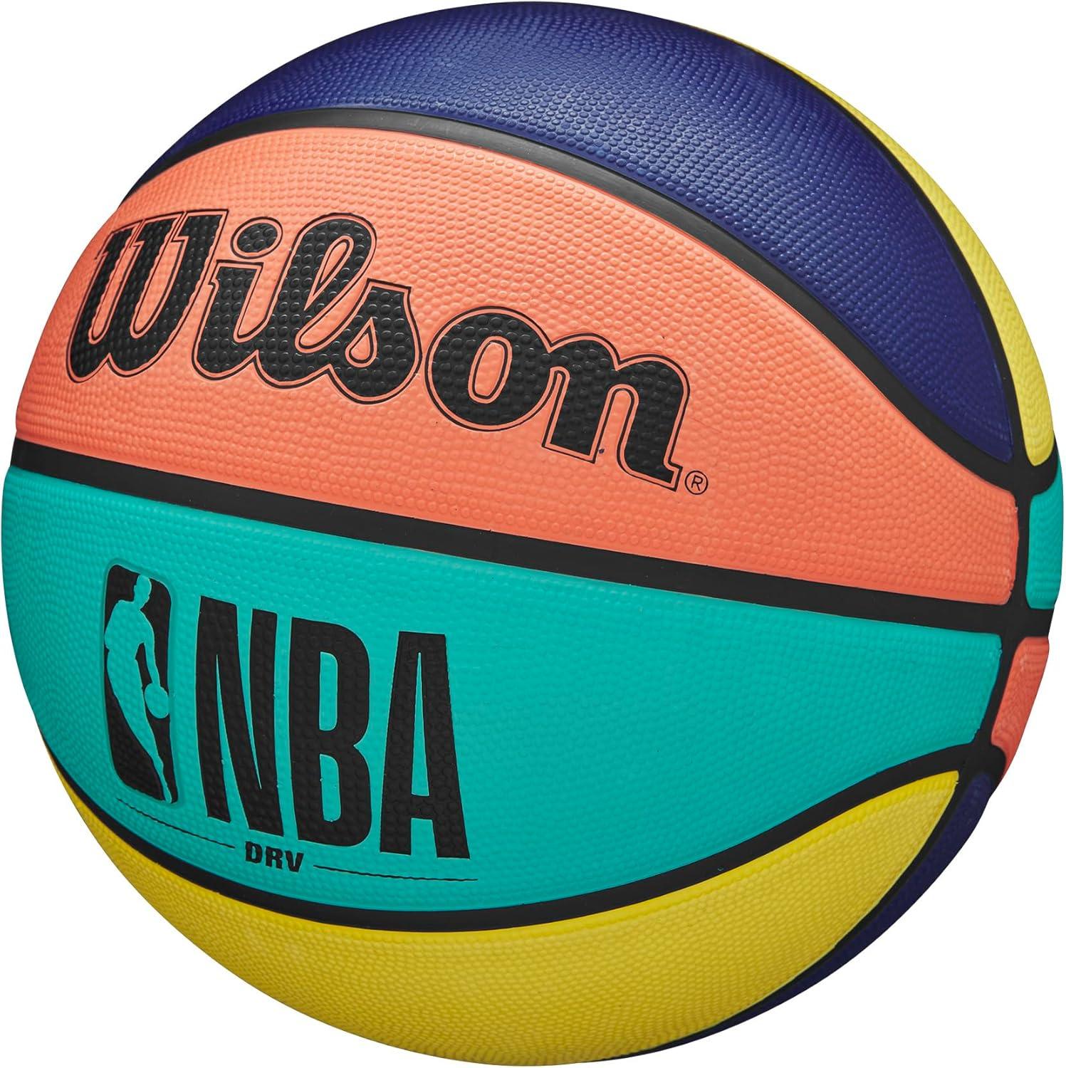 imageWILSON NBA DRV Outdoor Basketballs  Size 3 Size 5 Size 6 and Size 7Multicolored