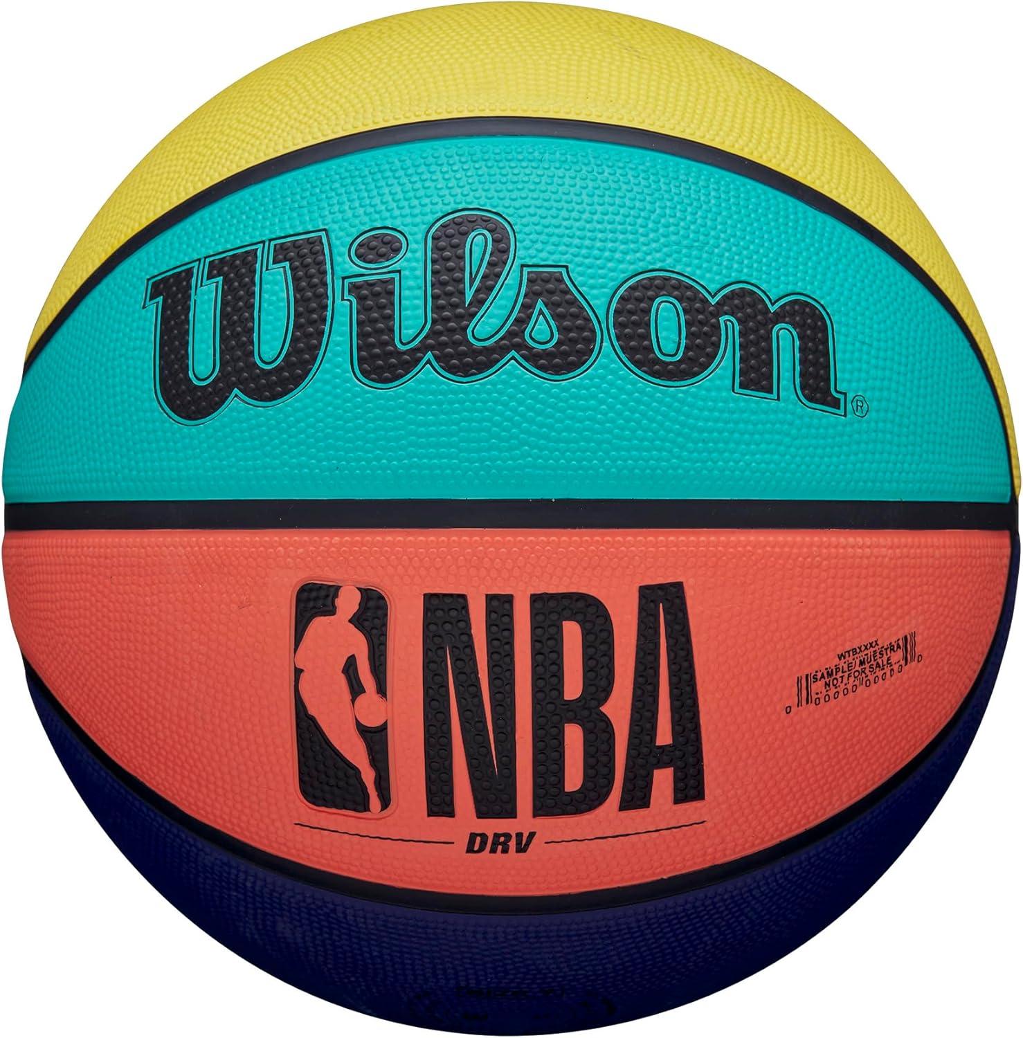 imageWILSON NBA DRV Outdoor Basketballs  Size 3 Size 5 Size 6 and Size 7Multicolored