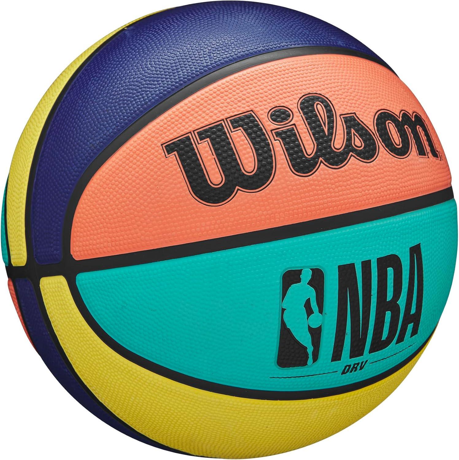 imageWILSON NBA DRV Outdoor Basketballs  Size 3 Size 5 Size 6 and Size 7Multicolored