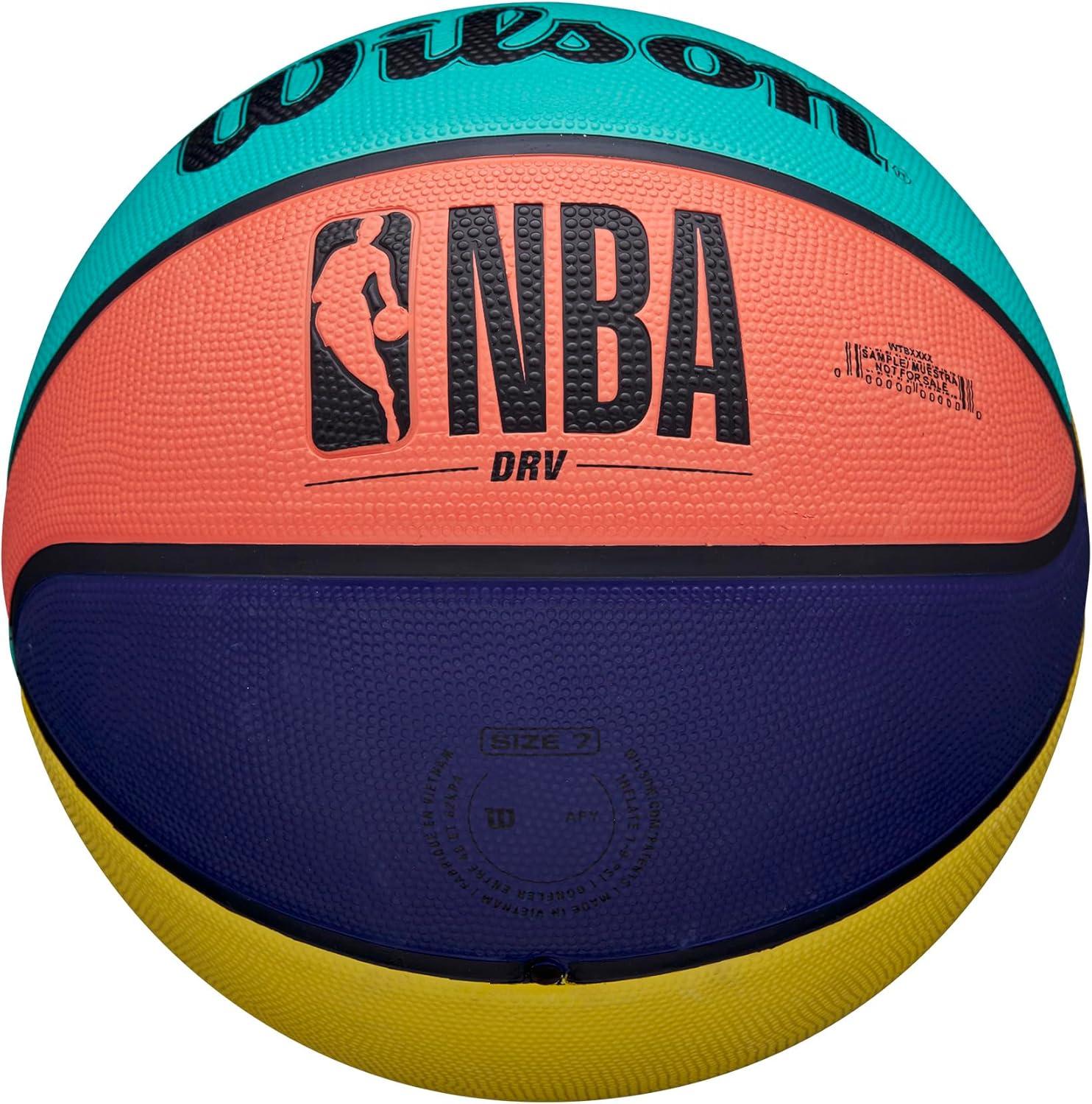 imageWILSON NBA DRV Outdoor Basketballs  Size 3 Size 5 Size 6 and Size 7Multicolored