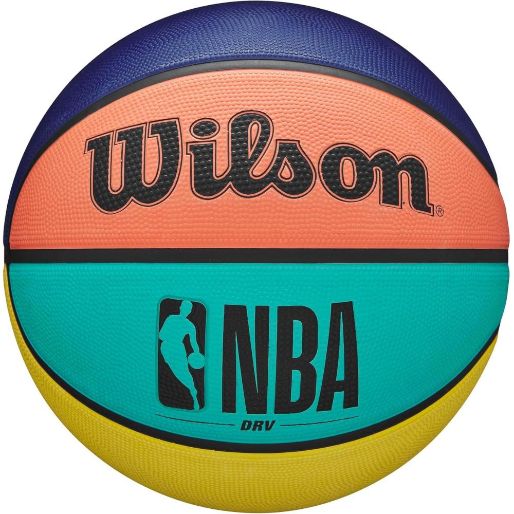 imageWILSON NBA DRV Outdoor Basketballs  Size 3 Size 5 Size 6 and Size 7Multicolored