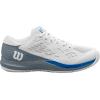 imageWILSON Mens Rush Pro Ace Pickler Pickleball ShoesWhiteGreyClassic Blue