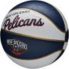 imageWILSON NBA Team Retro Mini Basketballs  Mini Size  3quotNew Orleans Pelicans