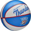 imageWILSON NBA Team Retro Mini Basketballs  Mini Size  3quotOklahoma City Thunder