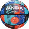 imageWILSON WNBA Heir Series Basketballs  Womens Official Size 6285quotDNA  BlueOrange