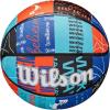 imageWILSON WNBA Heir Series Basketballs  Womens Official Size 6285quotDNA  BlueOrange
