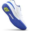 imageWILSON Womens Intrigue Pro Tennis SneakerWhiteAmparo BlueSafety Yellow