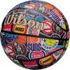 imageWilson NBA All Team Synthetic Leather Rubber 73 Indoor Outdoor BasketballMulticolor