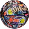 imageWilson NBA All Team Synthetic Leather Rubber 73 Indoor Outdoor BasketballMulticolor