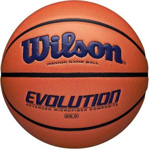 imageWILSON Evolution Indoor Game Basketballs  Size 5 Size 6 and Size 7NavyBrown