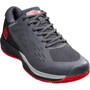 imageWILSON Mens Rush Pro Ace Pickler Pickleball ShoesEbonyBlackWilson Red