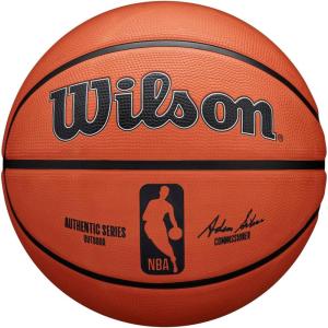 imageWILSON NBA Authentic Outdoor Basketball  Brown Size 6285quot
