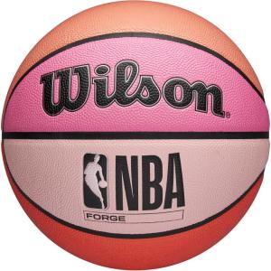imageWILSON NBA Forge Wow IndoorOutdoor BasketballsPink Gradient