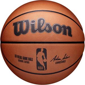 imageWILSON NBA Official Game Basketball  Brown Size 7295quot