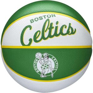 imageWILSON NBA Team Retro Mini Basketballs  Mini Size  3quotBoston Celtics