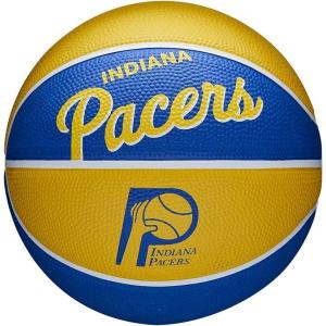 imageWILSON NBA Team Retro Mini Basketballs  Mini Size  3quotIndiana Pacers