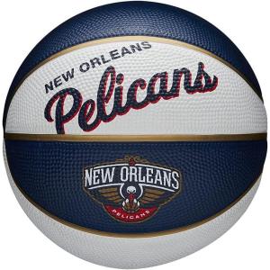 imageWILSON NBA Team Retro Mini Basketballs  Mini Size  3quotNew Orleans Pelicans