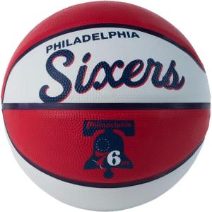 imageWILSON NBA Team Retro Mini Basketballs  Mini Size  3quotPhiladelphia 76ers