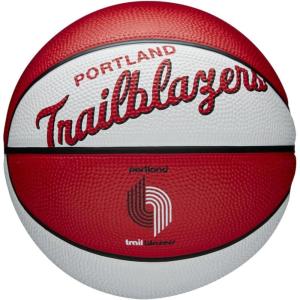 imageWILSON NBA Team Retro Mini Basketballs  Mini Size  3quotPortland Tail Blazers