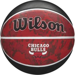imageWILSON NBA Team Tiedye Basketballs  Size 7295quotChicago Bulls