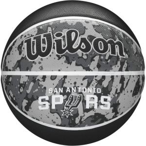 imageWILSON NBA Team Tiedye Basketballs  Size 7295quotSan Antonio Spurs