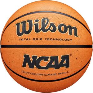 imageWILSON NCAA Outdoor Game Basketballs  Orange Size 6 and Size 7