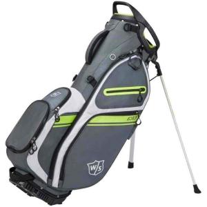 imageWILSON Staff EXO II Mens Golf BagCharcoalWhiteLime