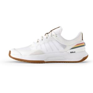 imageWILSON Womens Intrigue Tour Clay Tennis ShoesWhiteBone BrownGum1a